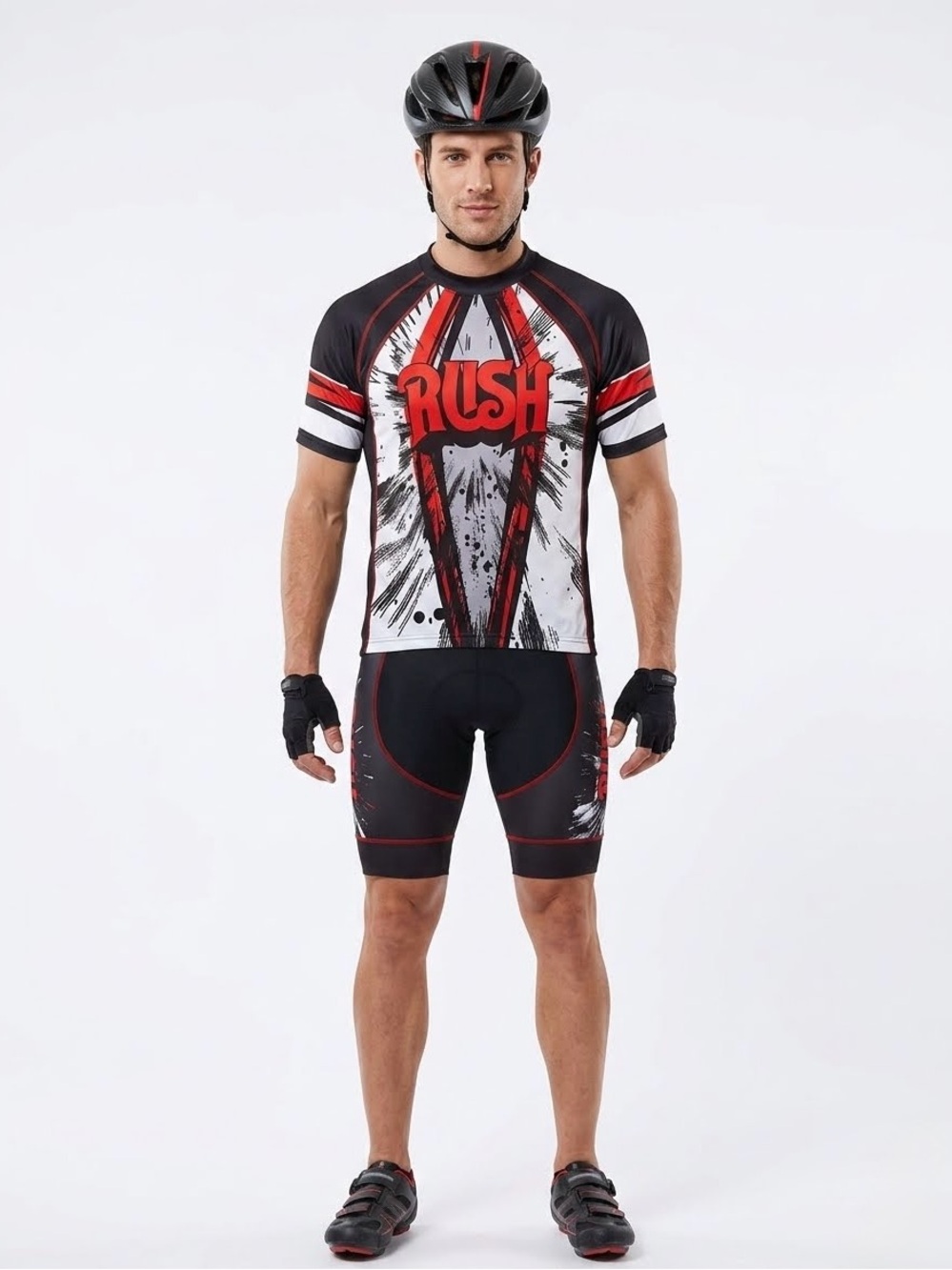 Primal Wear RUSH Rock Band Cycling Jersey Men’s L 1974 50th Anniversary Rare HTF - Picture 3 of 10